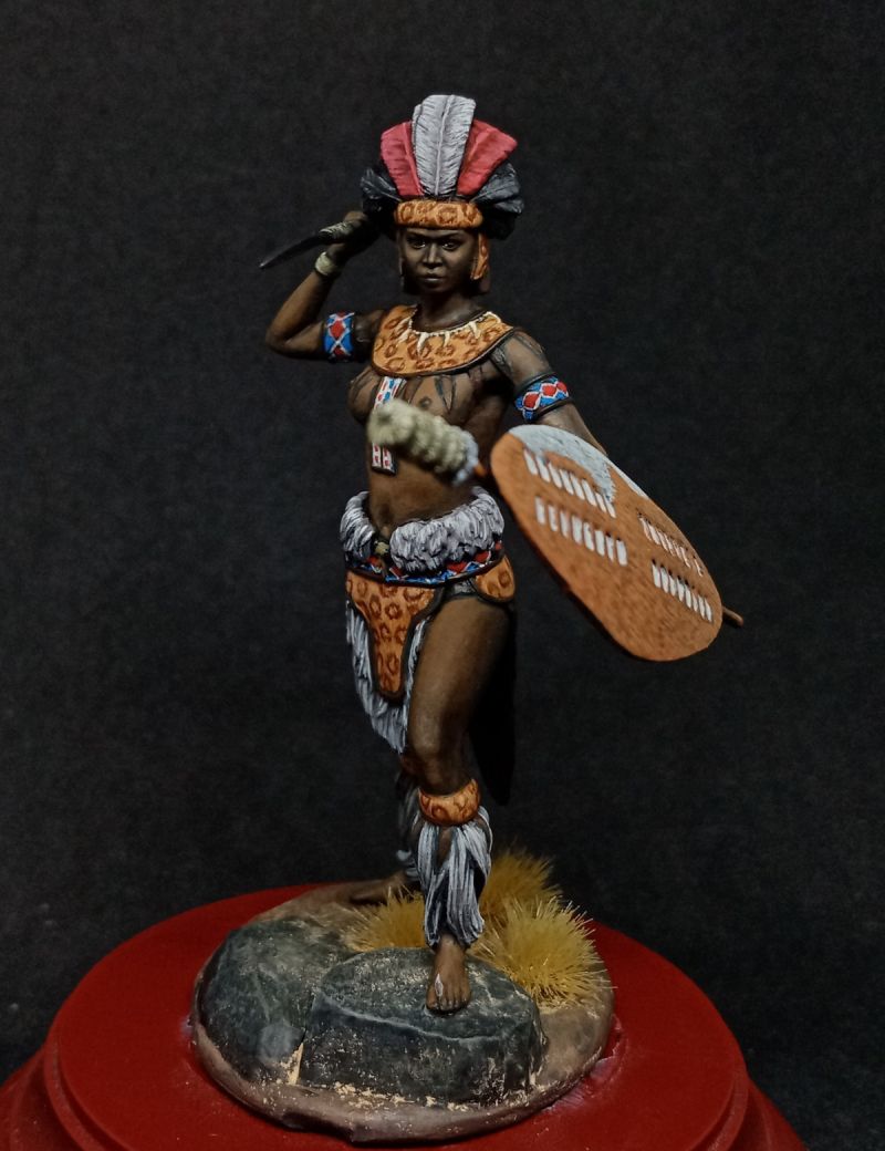 Worlds Of Fantasy: Zulu woman warrior