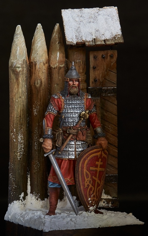 Russian warrior 14th century