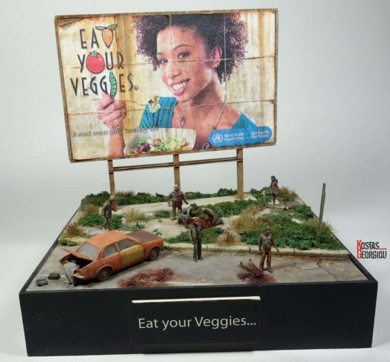 “Eat your veggies” 1/87 scale diorama