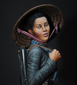 Female Vietcong fighter