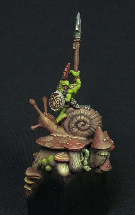 Goblin snail rider
