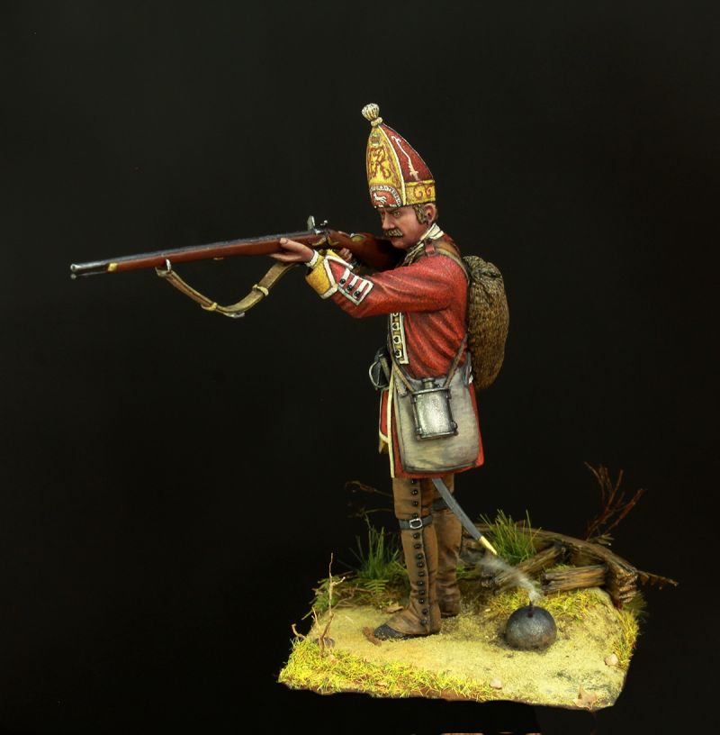 British grenadier of the 12-th regiment.