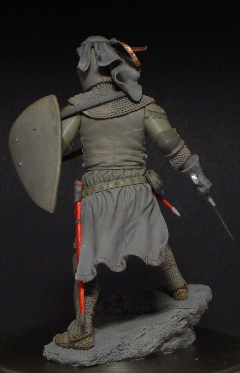 English knight ; 1340-1350 year ;75мм