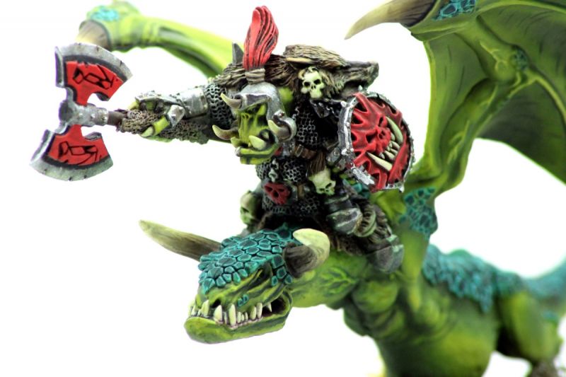 Orc warboss on Wyvern