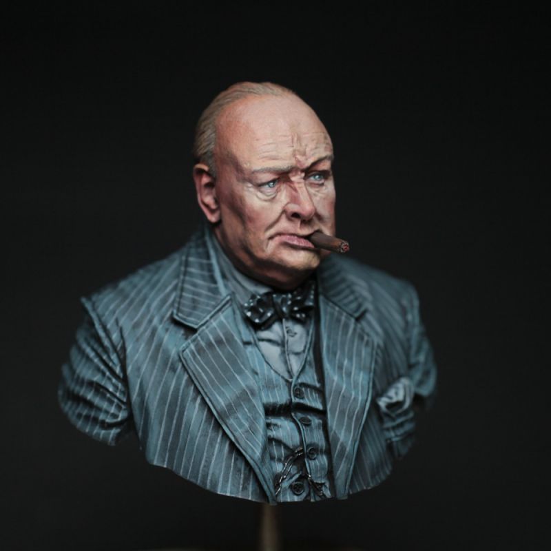Winston Churchill wwii 1/10 bust