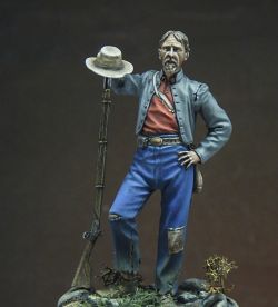 Volunteer of 4th Georgia Infantry, 1863. American Civil War.