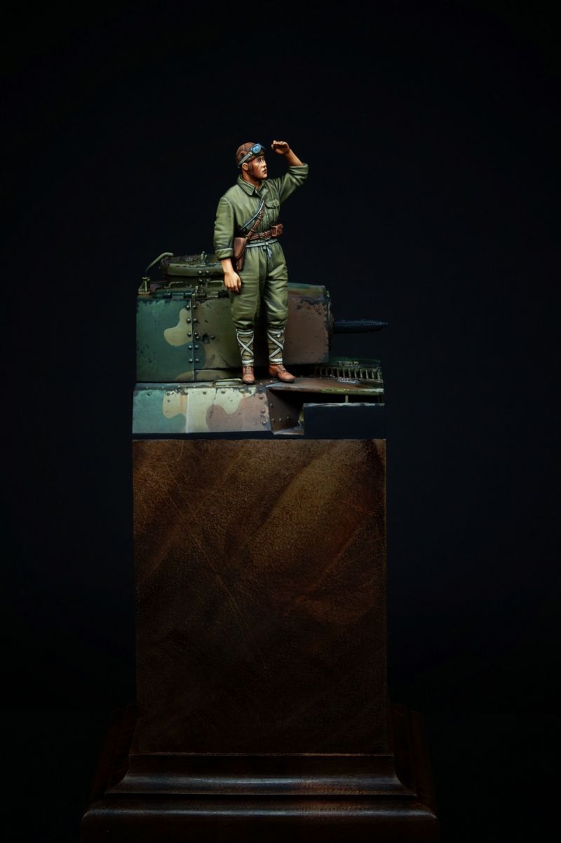 ww2 IJA Tank Commander.(Alpine Miniatures 1/35)