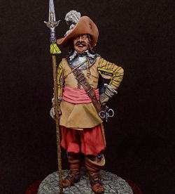 Infantry officer, 17th century Europe