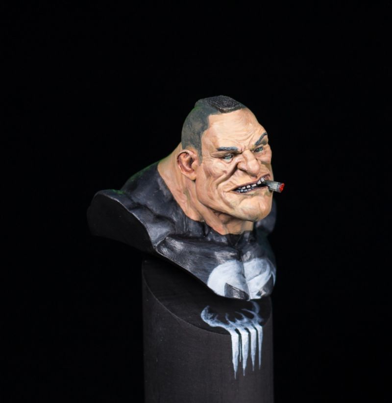Ogre bust by Alfonso Giraldes