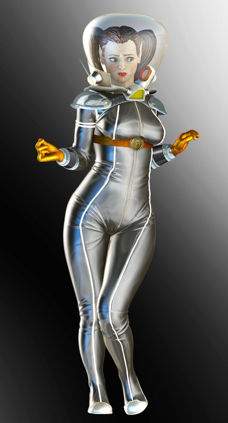Stylized Space girl