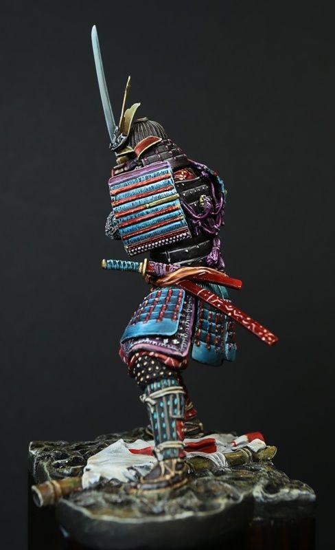 Samurai  with facemask Menpo