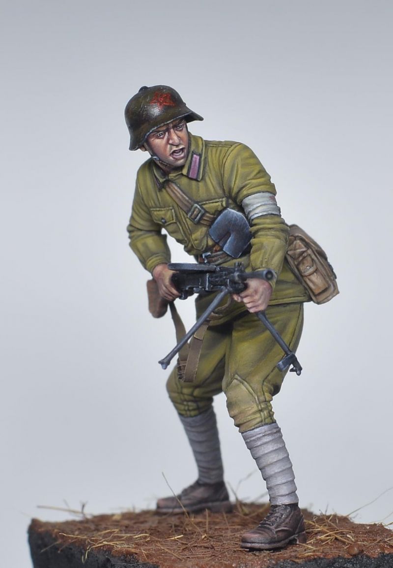 Red Army machine gunner