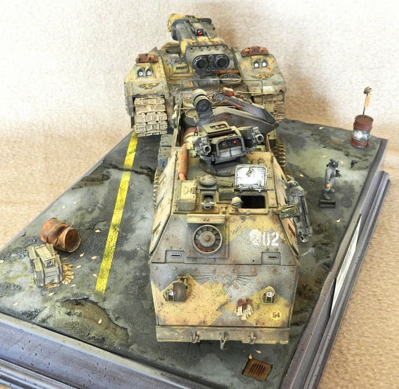 IMPERIAL GUARD SUPER HEAVY WRECKER WITH STORMBLADE ( WARHAMMER 40K)