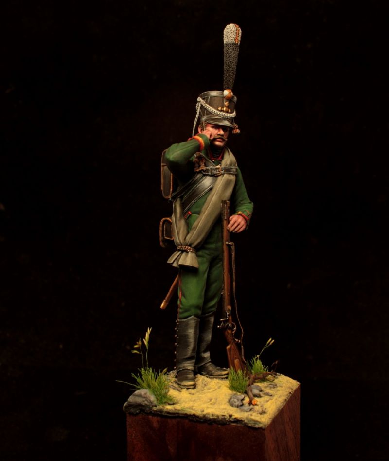 Non-commissioned officer of the  21th Jaeger regiment. Russia, 1812