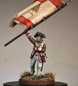 28mm Continental Officer  American War of Independance Perry Miniatures