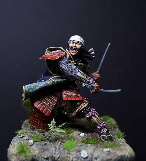 Samurai with two swords