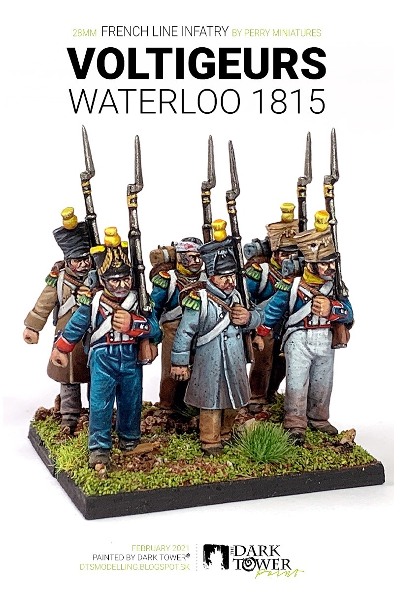 Marching Voltigeurs, 28 mm French Line Infatry by Perry Miniatures