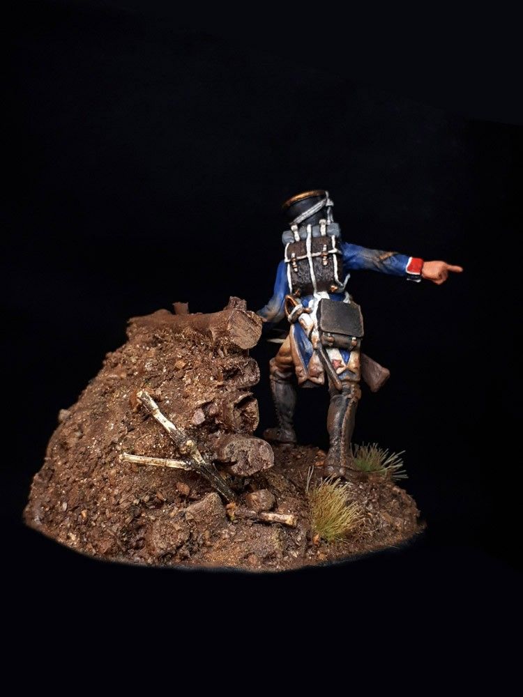 54mm French sergeant of the line 1809 vignette
