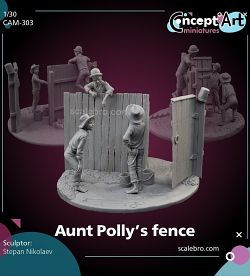 “Aunt Polly’s fence”.   1/30
