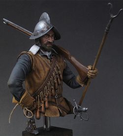 European musketeer, 17th century