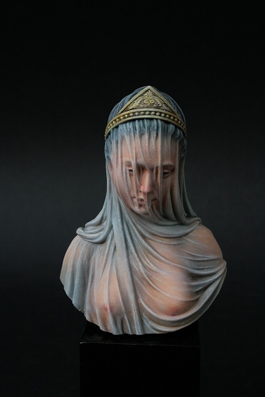 Woman with veil