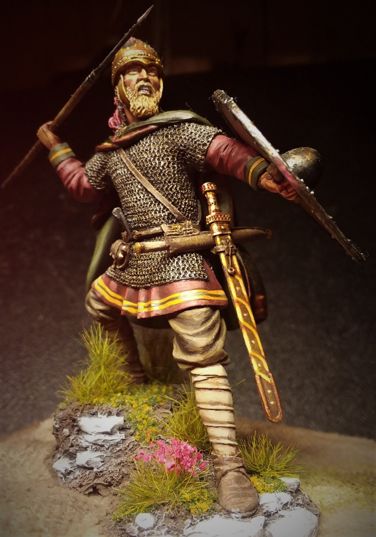 Frankish Warrior, 5th Century by scott a shalter · Putty&amp;Paint