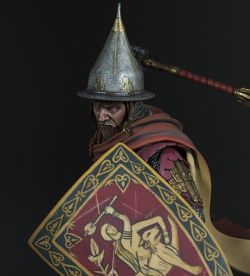 A noble Russian warrior, XIV century.