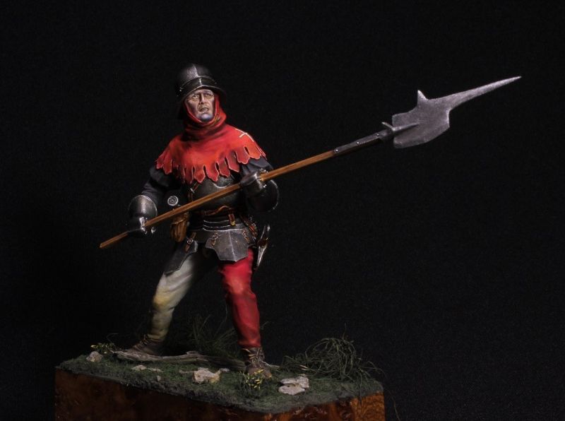 A Swiss infantryman in the Burgundian Wars.