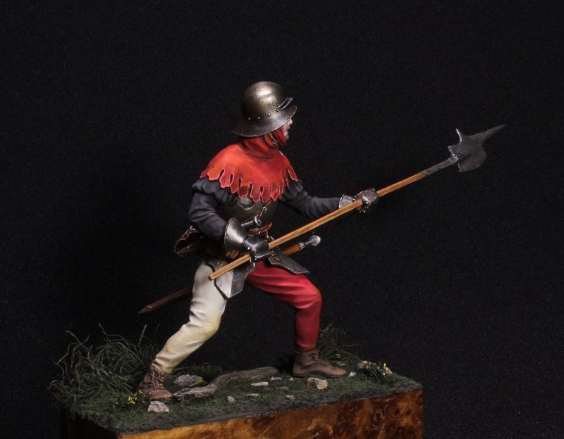 A Swiss infantryman in the Burgundian Wars.