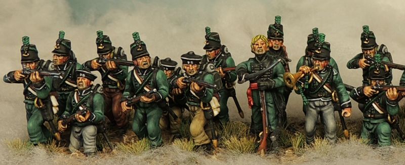 British riflemen