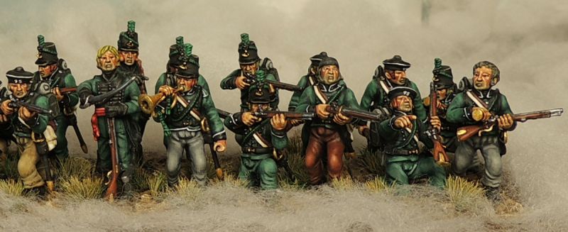 British riflemen