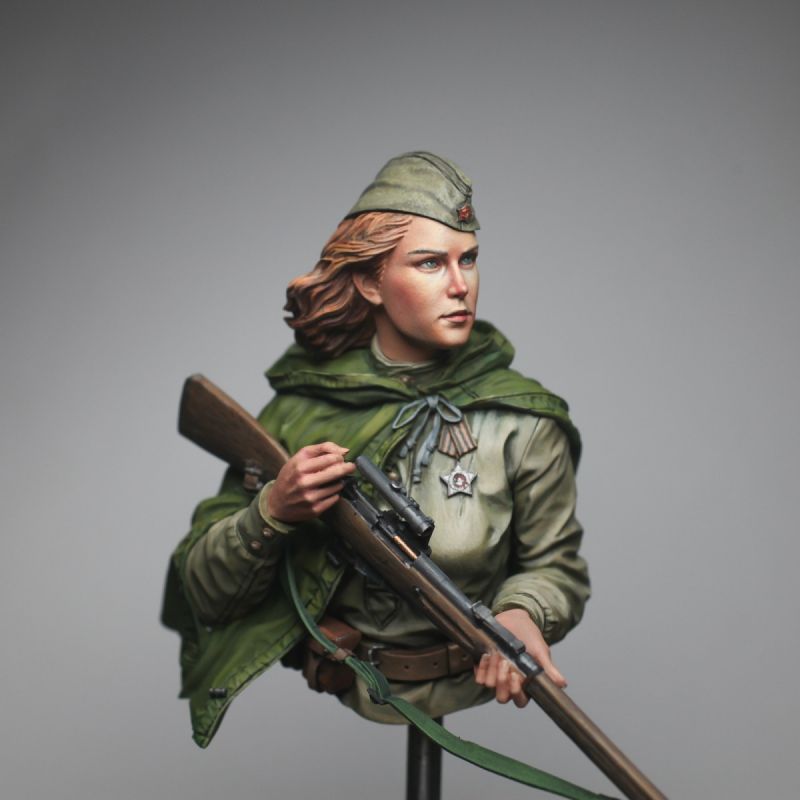 1/10 bust Soviet Sniper