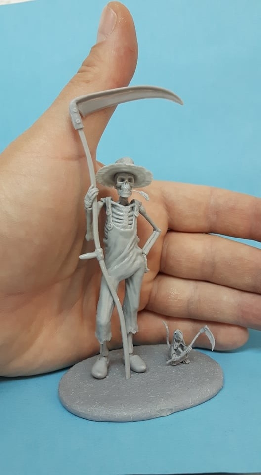 Reaper Man and The Death of Rats (75mm)