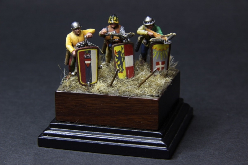 Medieval crossbowmen
