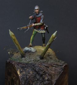 Medieval crossbowman
