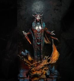 Red Witch - lady of the lake Bigchildcreatives