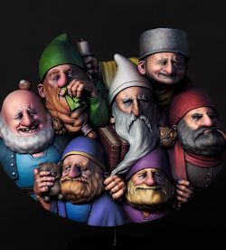 Seven Dwarves by Lucas Pina
