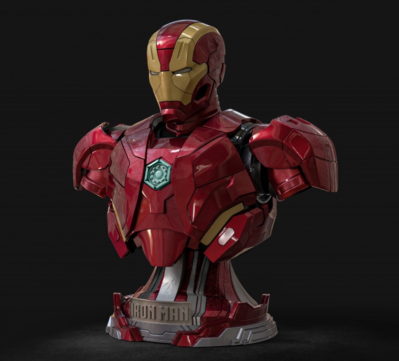 Iron man bust