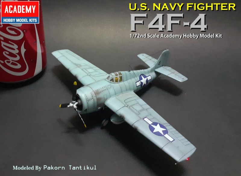 U.S.NAVY FIGHTER F4F-4  1/72 Scale