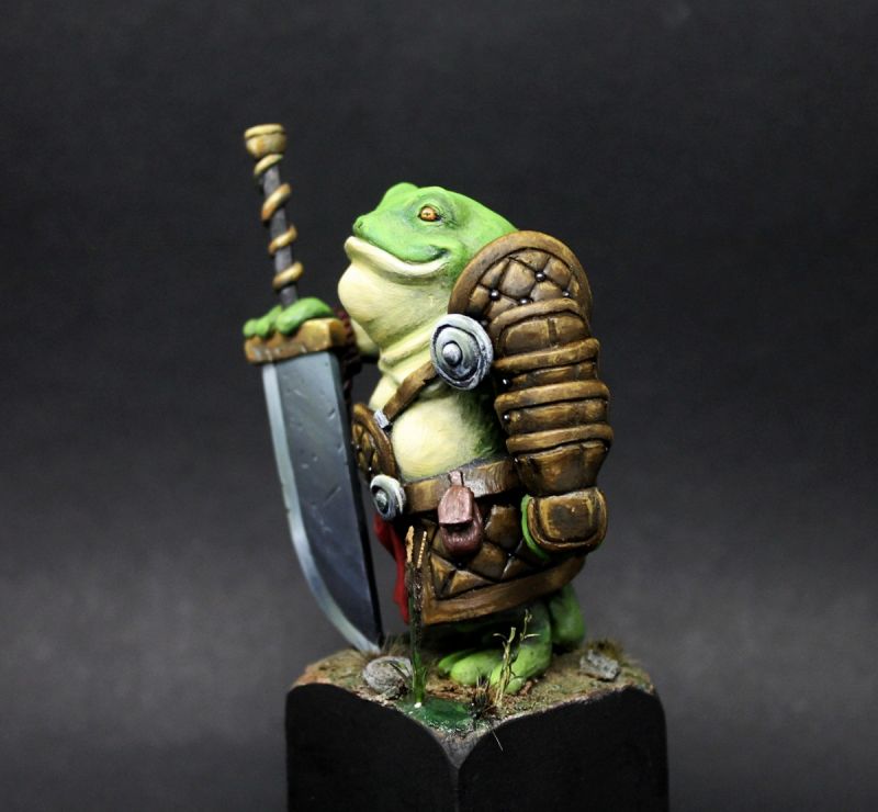 Samurai frog