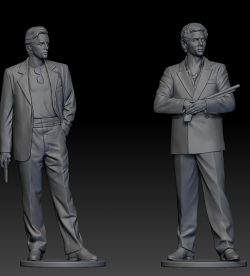 Miami Vice  series movie heroes for the company scalefigures.ru scale 1:18