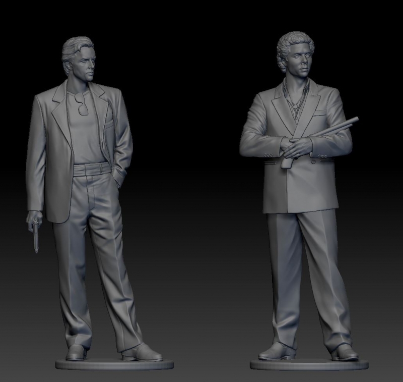 Miami Vice  series movie heroes for the company scalefigures.ru scale 1:18