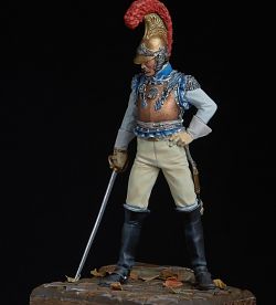 Officer of Carabiniers, France 1811 - Pegaso Models - 75 mm