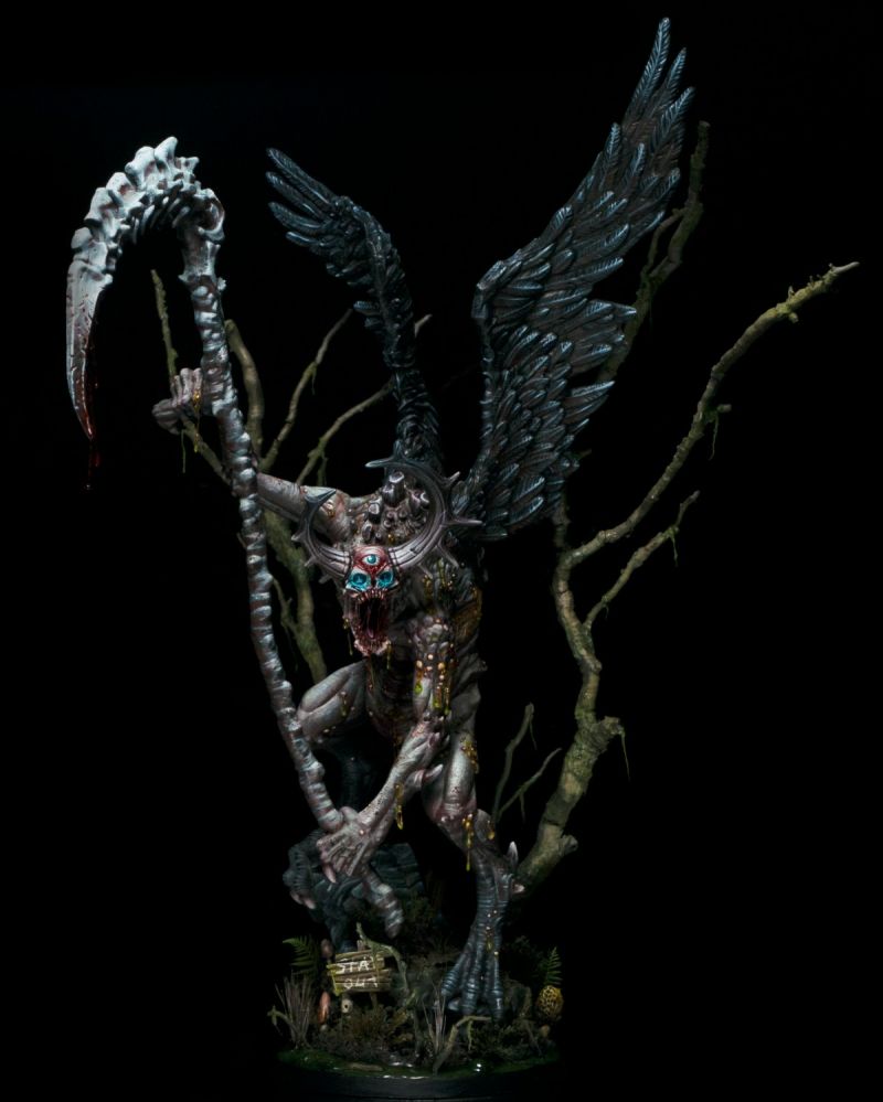 Creature Caster Plague Angel / Daemon Prince of Nurgle