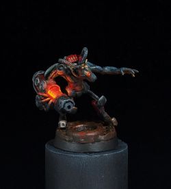 Dog soldier, painted