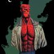 Hellboy Comic Book Style