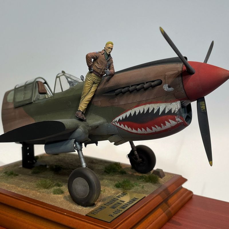 Flying Tigers pilot  &  P-40Warhawk