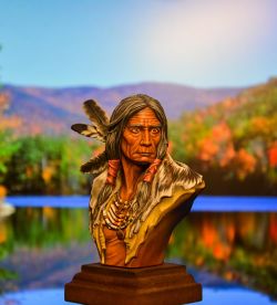 Native américan bust