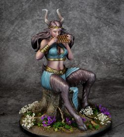 Faun with Panpipe (by Gilded Lion Minis)