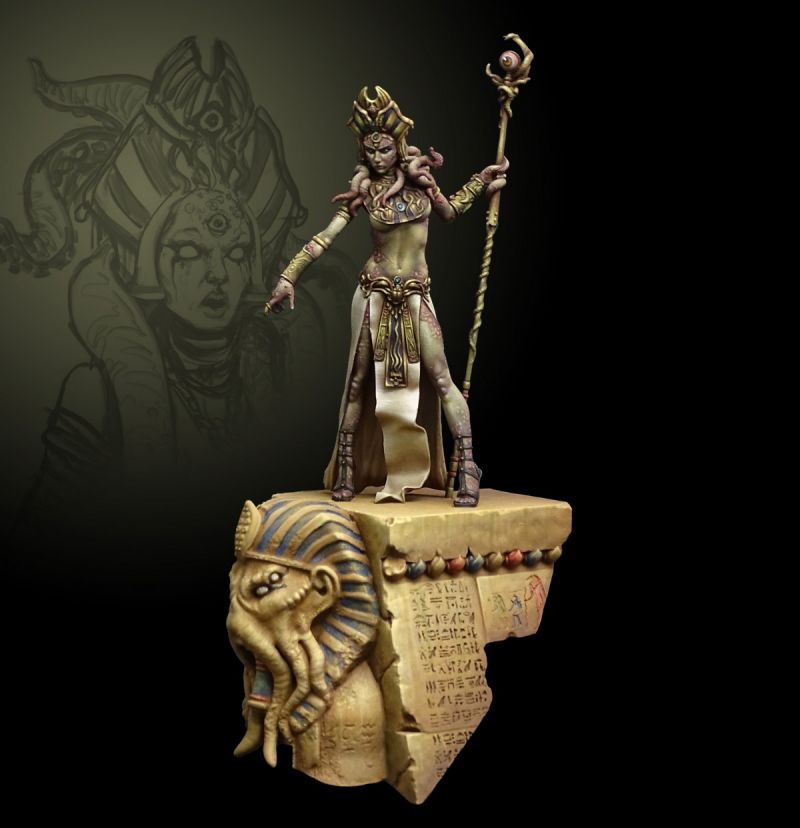 Egyptian Priestess 75mm - Order of Cthulhu